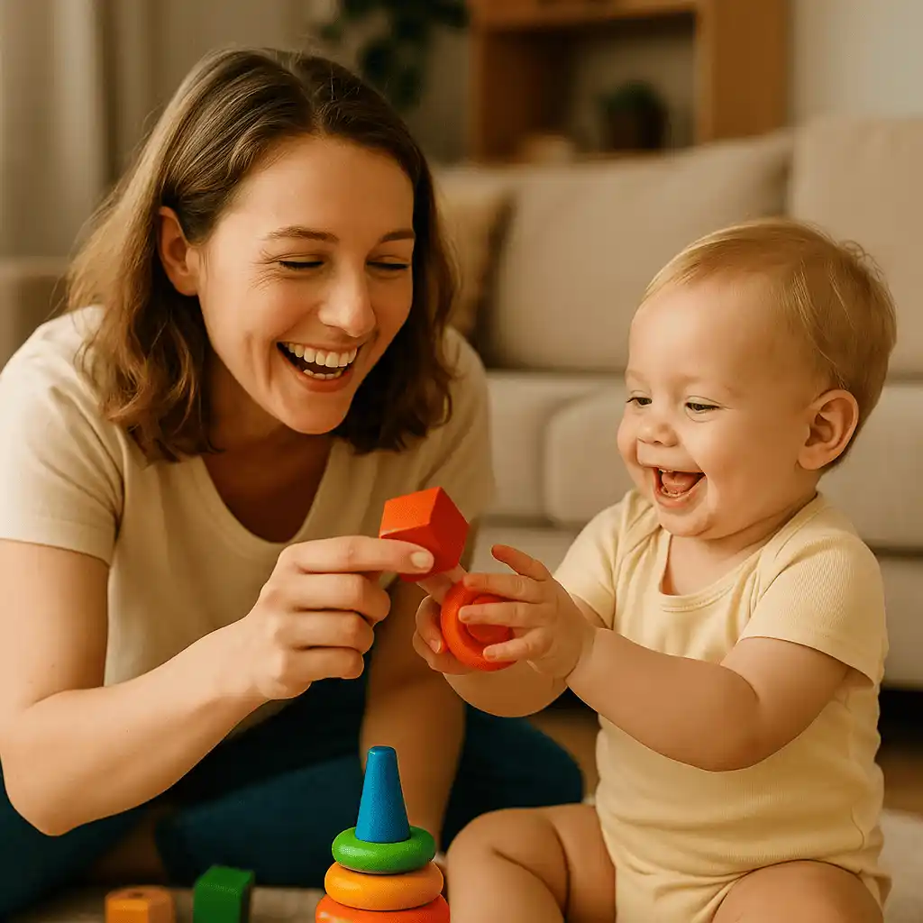 Brincando com crianças pequenas